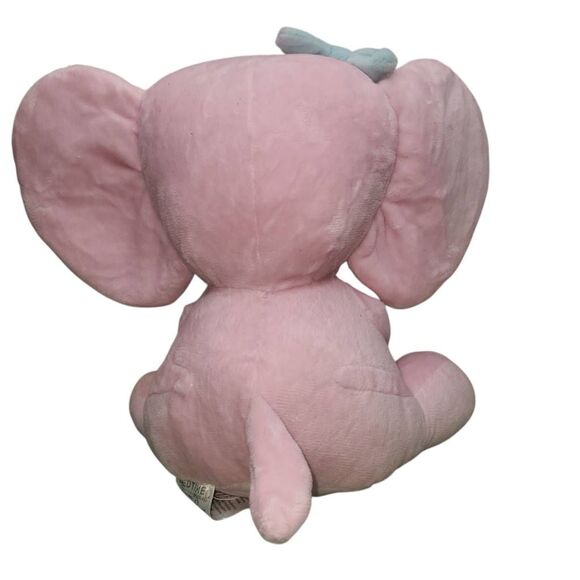 Bedtime Originals Twinkle Toes Pink Elephant Plush Hazel Stuffed Animal Toy. - Picture 2 of 5